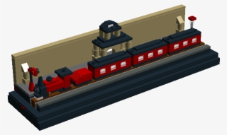 Hogwarts Express With Kings Cross Platform 9 3/4 - Lego Mini Hogwarts Express #5344895