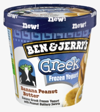Ben And Jerrys Frozen Yogurt, Greek, Banana Peanut #5345703