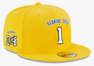 Kobe Bryant 9fifty 1 Scoring Title Gold Snapback Cap - Baseball Cap #5346083