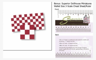 New Style Dollhouse Miniature Mosaic Floor Tiles 4pc - Wish Booklet No23 Fashioning Miniatures #5349175