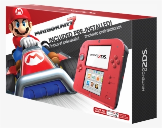 Crimson Red 2 Mario Kart - Nintendo 2ds Electric Blue With Mario Kart 7 #5351772