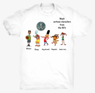Black Cartoons Tee - Cartoon #5353446