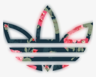 Adidas Logo Brand Clothing Floral Tumblr Picsartfreetoe - Logo Adidas Tumblr Png #5354416
