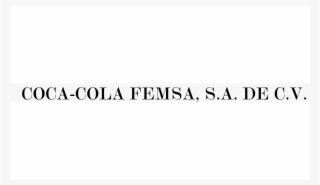 Coca Cola Femsa Logo Black And White - Ampersand Art #5355138