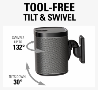 Adjustable Wall Mount Fitting Sonos One, Play #5355139