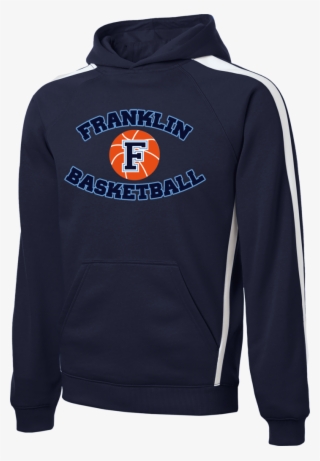 Franklin Basketball Logo Printed Stripe Pullover Hooded - Adlai E. Stevenson High School #5355889
