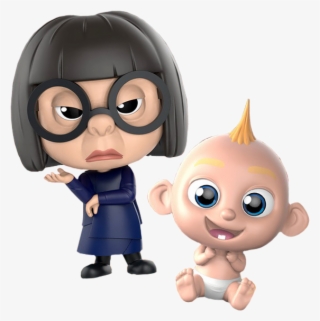 Edna Mode & Jack-jack Cosbaby Set - Incredibles 2 Jack Jack In A Diaper #5356022