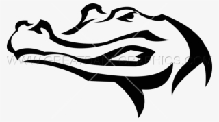 Banner Freeuse Gator Head - Gator Head Clipart #5356894