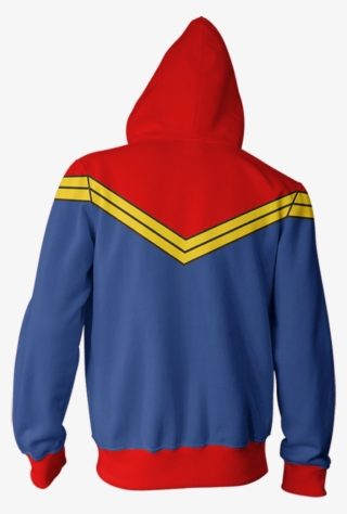 Captain Marvel Zip Hoodie - Offspring Hoodie #5359026