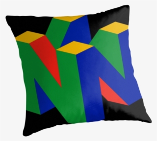 N64 Logo - Throw Pillow #5359352