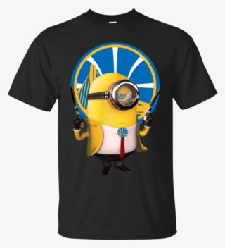 Golden State Warriors Minions T Shirt - Despicable Me 2 Minion Hitman Cool Funny Movie 32x24 #5359774