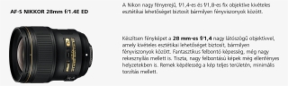 28mm - Nikon Af-s Nikkor 28mm F/1.4e Ed Lens #5363523