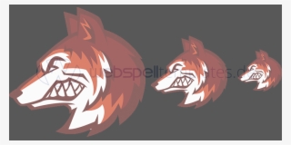 Clan Logo Vector Sizes L031 Mascot Wolf - Angry Fox Png #5365330