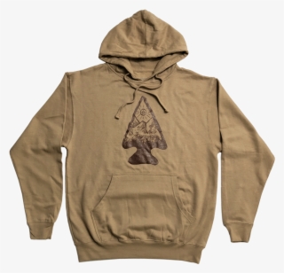 "arrowhead" Sandstone Midweight Pullover Hoodie - Ucsb 1 4 Zip Sweatshirt #5365614