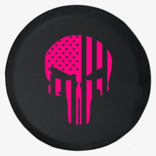 Tire Cover Pro American Flag Vertical Military Punisher - Jeep Wrangler Jk Spare Tire Cover 70th #5365691