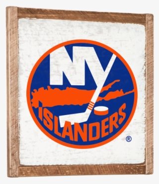 New York Islanders Vintage Wall Art - New York Islanders Logo .png #5367899