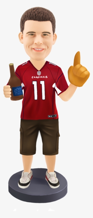 Customized Football Fans Bobblehed Arizona Cardinals - Sports Bobble Head Png #5368871