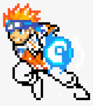 Naruto - Pixel Art Naruto Rasengan #5369224