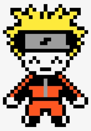 Naruto - Naruto Pixel Art On Grid #5369710