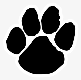 Southside Panthers - Tiger Paw Print Clipart #5372438