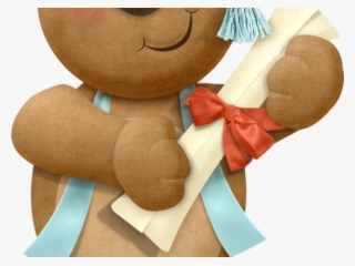 Graduation Clipart Bear - Osito Graduado #5375404