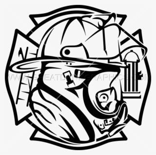 Maltese Fireman - Maltese Cross Black And White #5375541