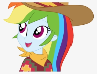 Cowboy Hat Clipart Cowboy Belt - Rainbow Dash Cowgirl #5379734