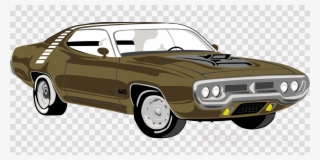 60s Car Png Clipart Sports Car Clip Art - Grandmount Muscle Car #5379830