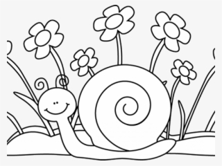 Black And White Flower Clipart - Clip Art #5380880