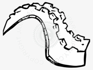 Tail Clipart Alligator - Alligator Tail Clipart Black And White #5381992