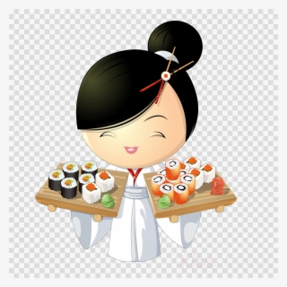 Vector Sushi Clipart Sushi Japanese Cuisine - ภาพ การ์ตูน อาหาร ญี่ปุ่น #5382620