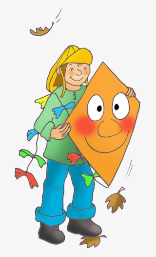 Border Of Autumn Leaves - Make A Kite Clipart #5383315