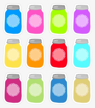 Colorful Mason Tag Collection Free Printable The - Printable Basil Mason Jar Tags #5383655