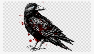 Silhouette Halloween Mason Jars Clipart Halloween Clip - Raven Shower Curtain #5384728