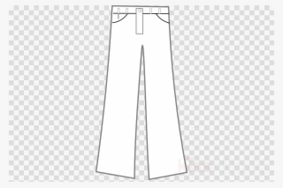 Black And White Picture Of Pants Clipart Pants White - Mobile Phone With Transparent Screen #5385722