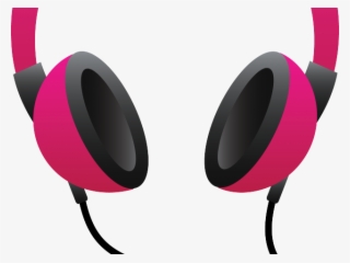 Headphone Clipart Pink Headphone - Headphones Clipart Png #5385723