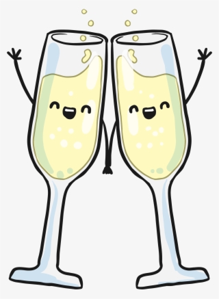 Vector Free Stock Glass Wine Hand In - Transparent Cartoon Champagne Png #5386026