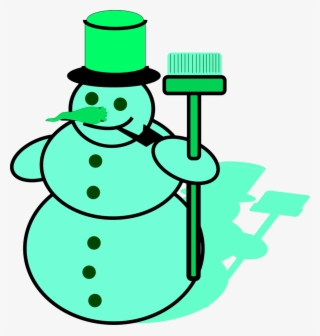 Scarf Clipart Snow Man - Clipart Snowman #5386495
