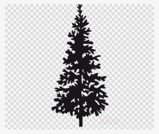 Christmas Tree Silhouette Clipart Fir Pine Christmas - Wall Stickers Tree Pine #5386699