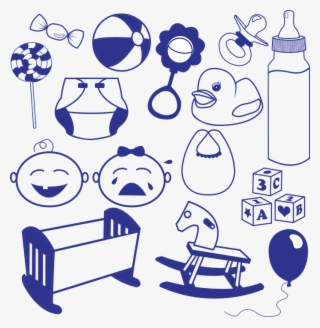 Child, Toddler, Newborn, Toys, Dummy, Diapers, A Bottle #5387452