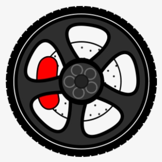 Wheel Large 900pixel Clipart, Wheel Design - Cartoon Car Wheel #5388067