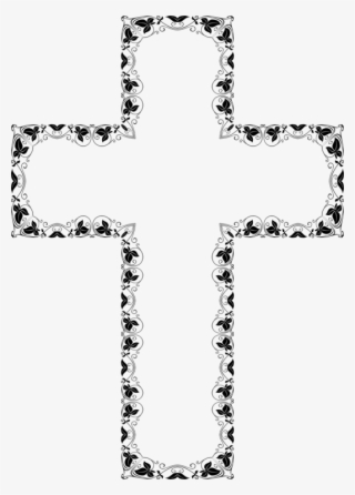 Christian Cross Computer Icons Drawing Download - Marco De Hoja Catolico #5388759