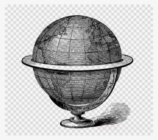 Old Globe Drawing Clipart Globe Drawing World - Clip Art #5389772