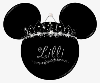 Princess Minnie Outline For Program Fan - Minnie Mouse #5390188