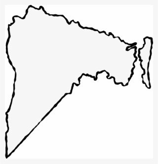 A Map Of Nassau With A Black Squiggle Outline - Silhouette #5390638