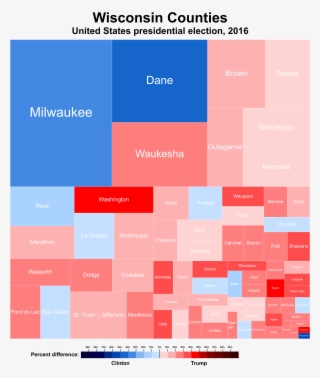 United States Presidential Election In Wisconsin, - Wisconsin Presidential Election Results 2016 #5390702