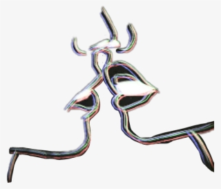 Kiss Kissing Outline Neon Lips Love - Kissing Outline #5390769