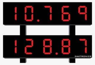 36" Two-line Drag Racing Display - Xiao Ai Smart Alarm Clock #5391646