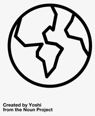 Earth Outline Png - Globe Outline Png #5391651