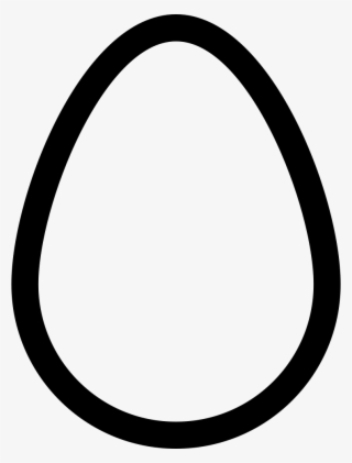 Egg Outline Png - Raindrop Outline Clipart #5391797
